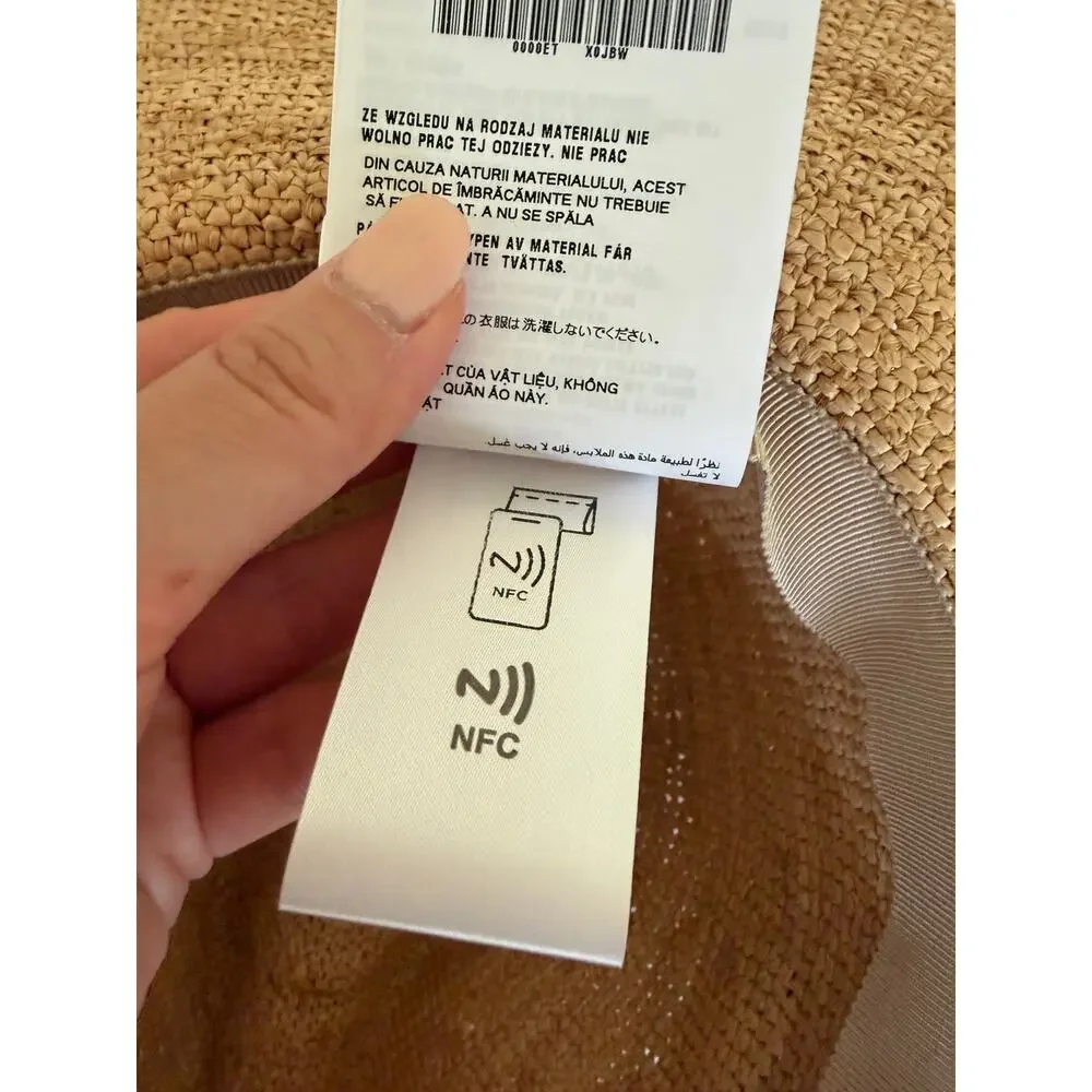 RARE Miu Miu Raffia straw Cowboy Hat Beige Large